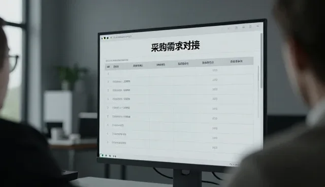 平台使用效率如何影响采购需求对接效果